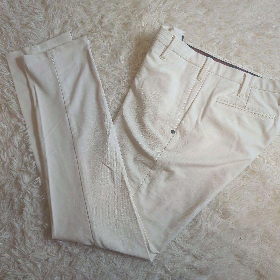 BRIEFING GOLF ゴルフパンツ L ホワイト ストレッチ 近年モデル