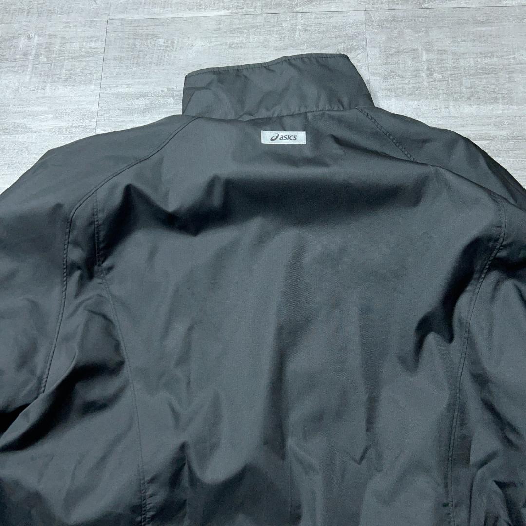 asics アシックス ウィンドブレーカー 上下 セットアップ L 黒 裏地
