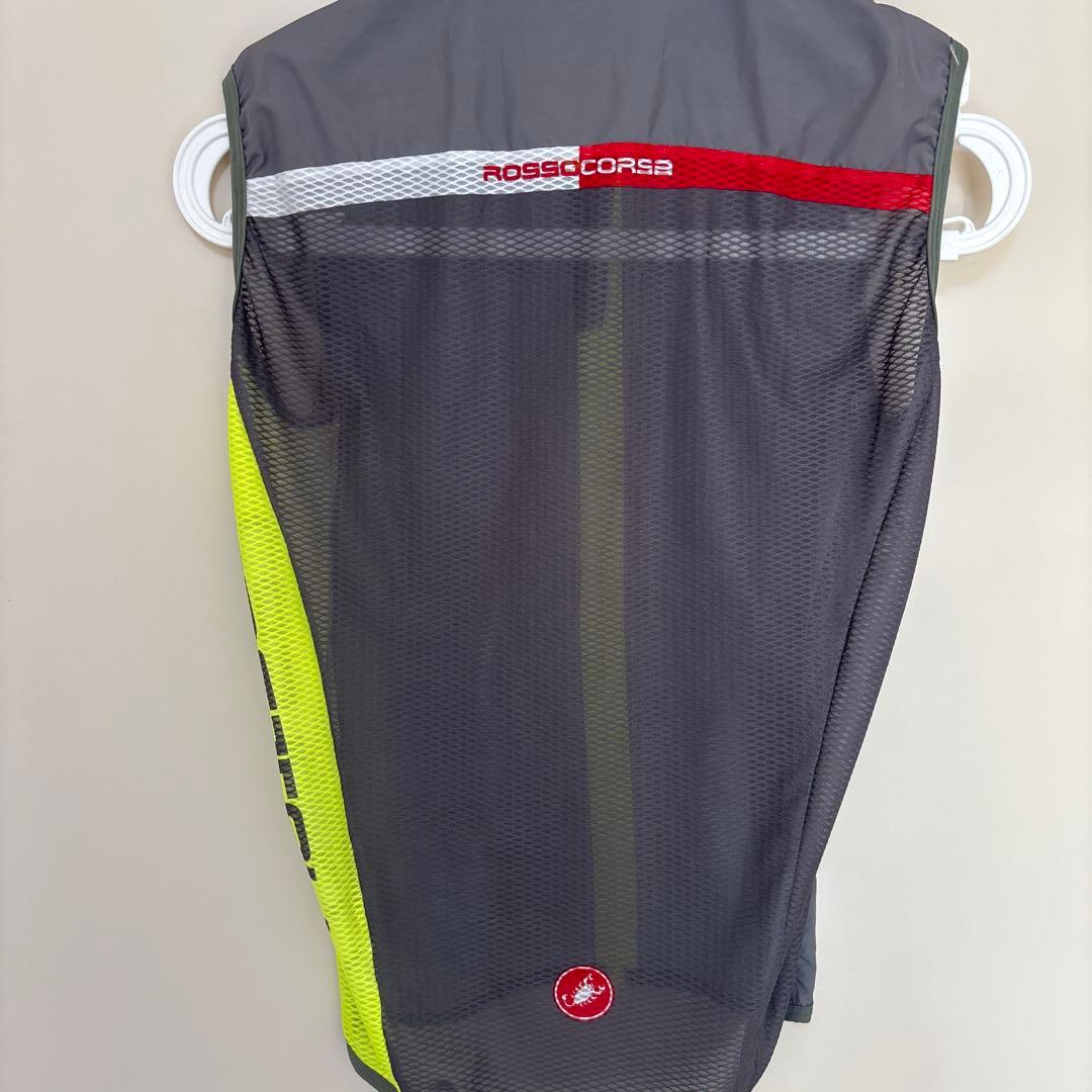 Castelli Rosso Corsa ジレ Sサイズ
