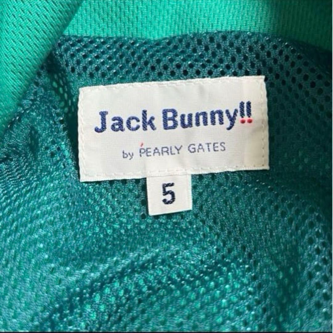 Jack Bunny!!（ジャックバニー）ゴルフブルゾン/5/ネイビー×グリーン