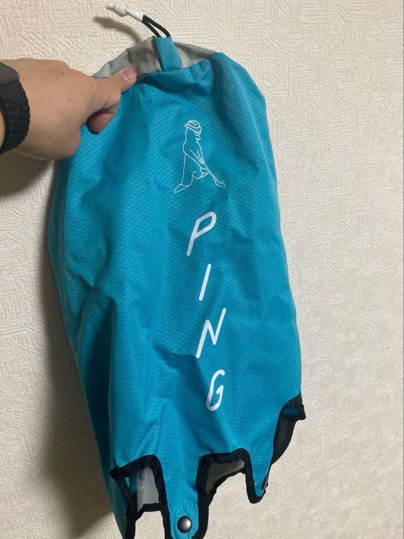 PING キャディバッグ 青 グレー