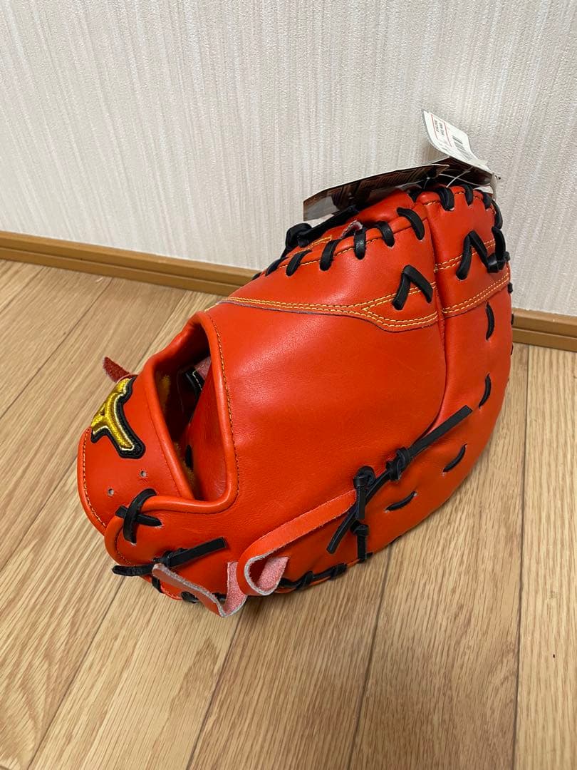 Mizuno Pro 硬式グローブ スプリットオレンジ 左投げ用