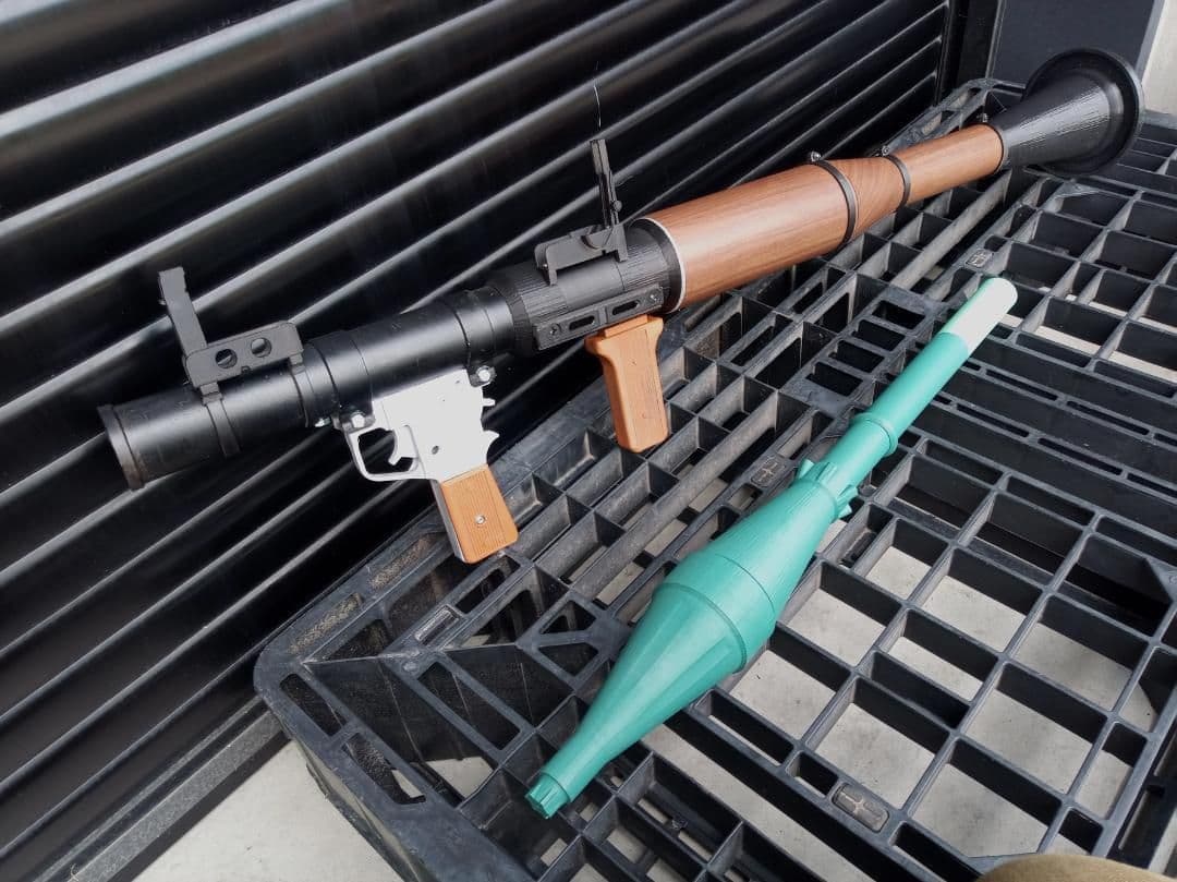 フルスクラッチ RPG-7 ロケットランチャー 3Dプリンター 成形 Ｉ