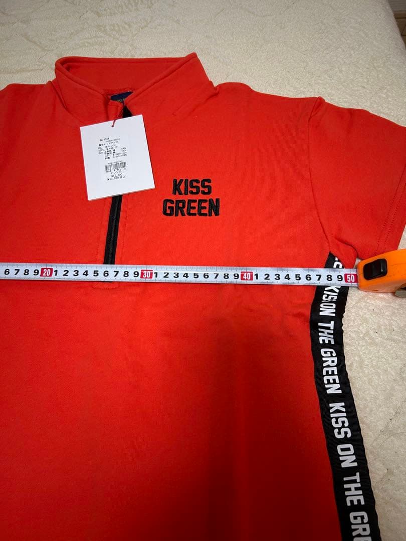 新品未使用！KISS GREEN ゴルフウェアセットアップオレンジM