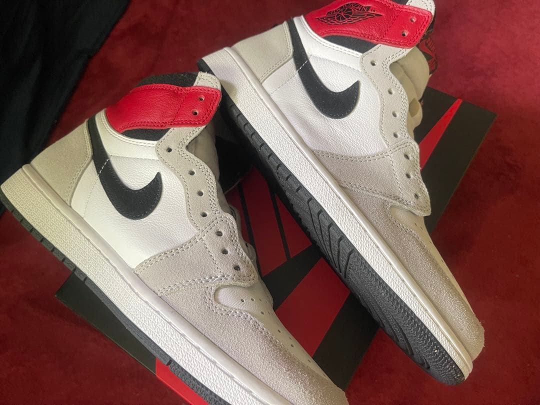 シューズ(男性用) Nike AirJordan1HighOG Light Smoke Grey\"