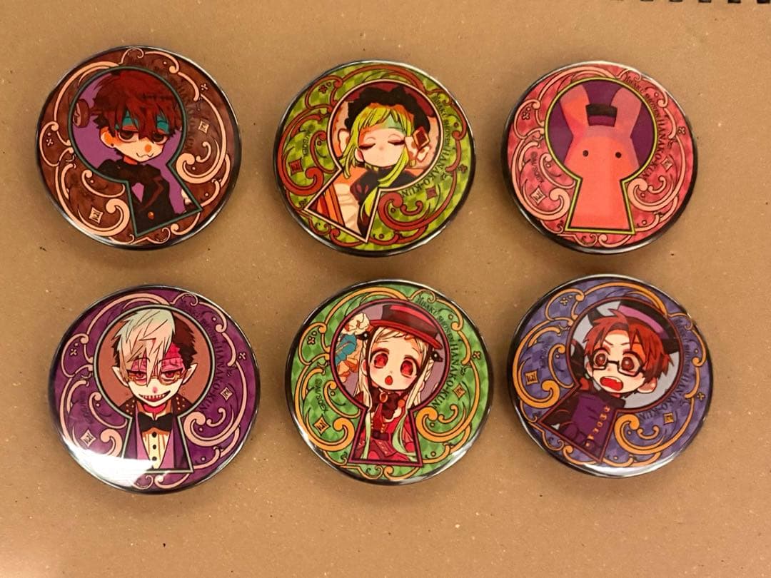 地縛少年花子くん ゴーストホテル缶バッジ 6個