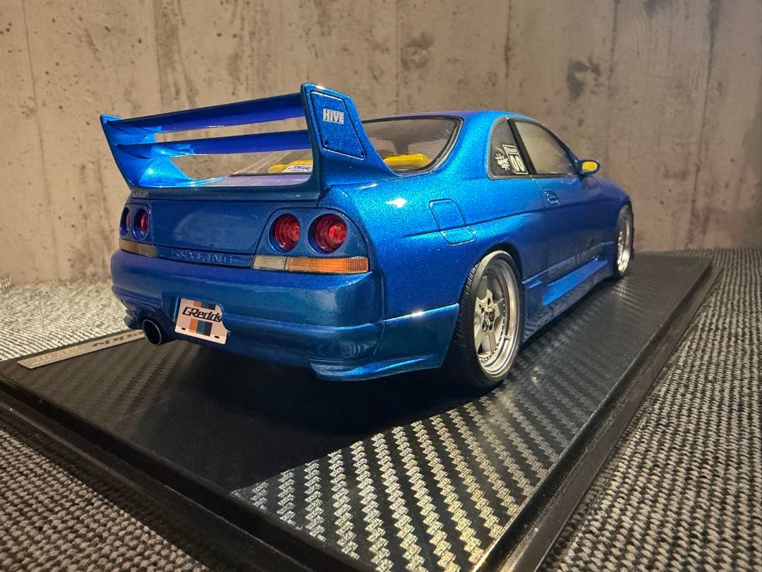 ミニカー IG3128 GReddy GT-R (BCNR33) Blue 