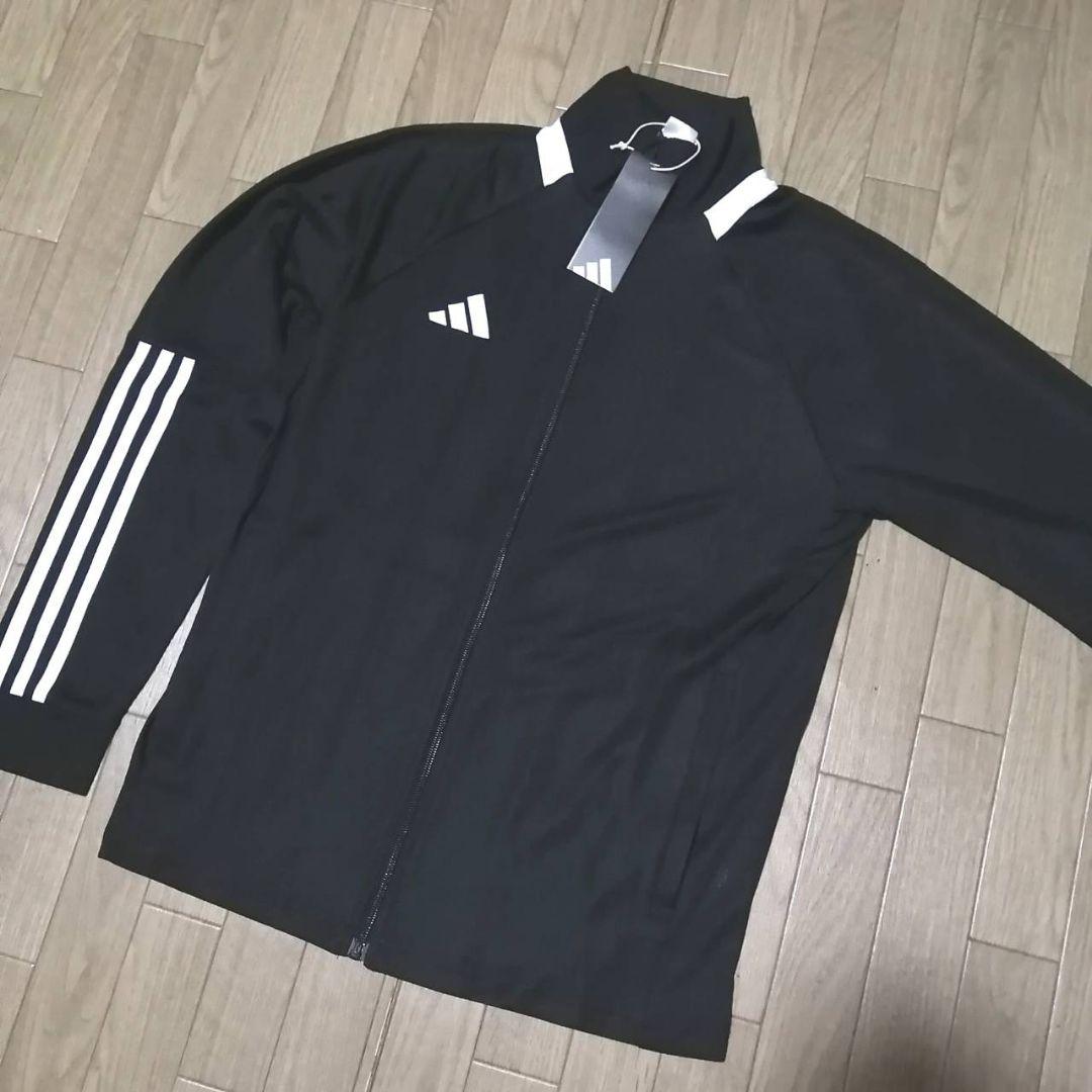 【人気上下セット】新品　adidas ジャージ上下セット M　正規品　黒