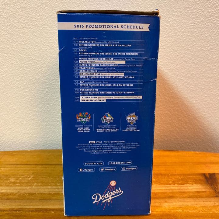 直筆サイン入り LAドジャース Dodgers前田健太選手ボブルヘッドフィギュア