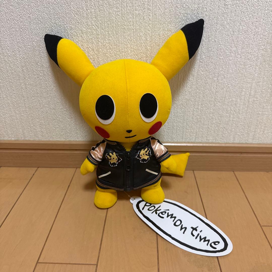 ポケモンセンター ぬいぐるみ pokemon time スカジャン ピカチュウ
