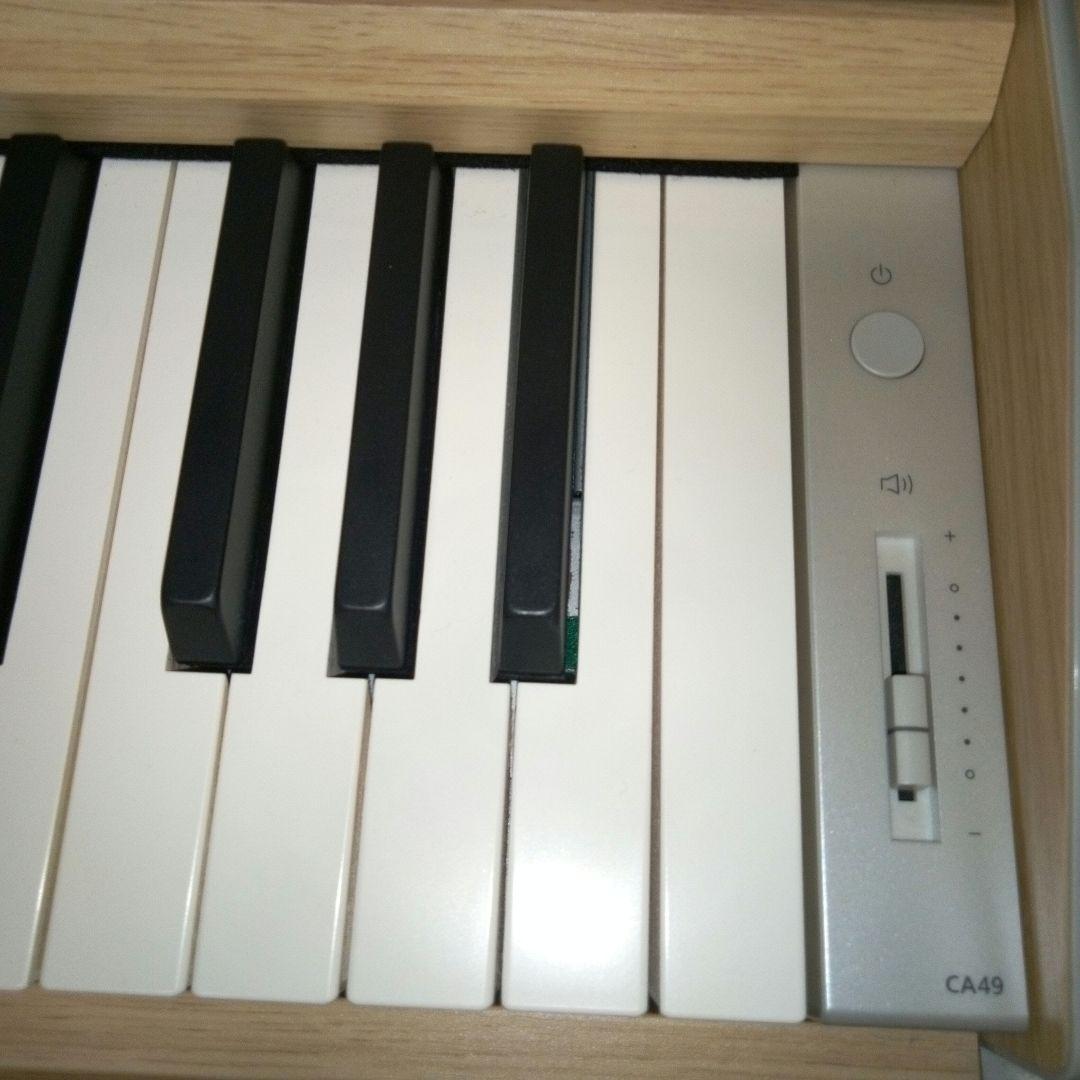 まめままたん 送料込 CA49 22年製 電子ピアノ ライトオーク カワイ