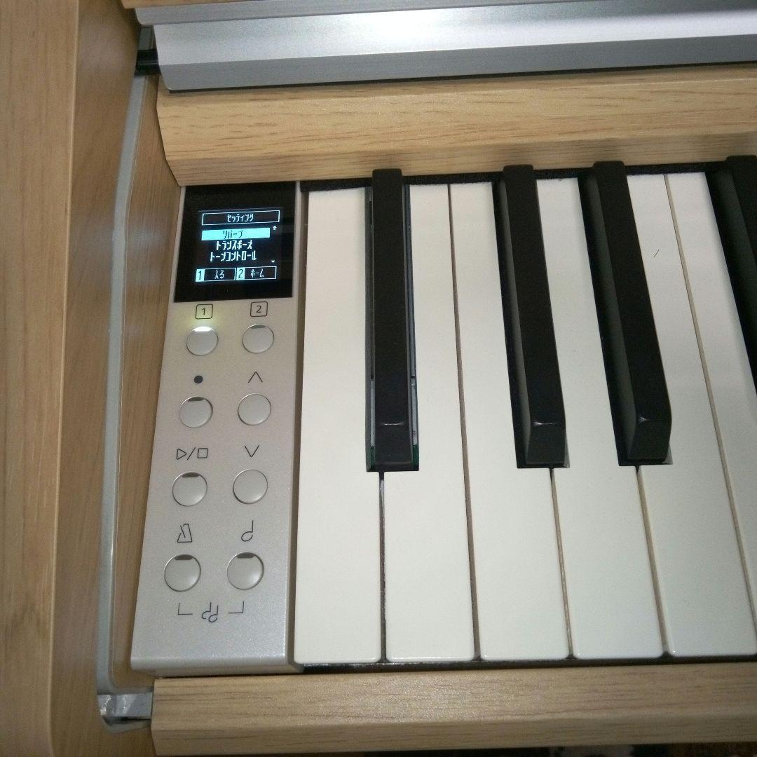まめままたん 送料込 CA49 22年製 電子ピアノ ライトオーク カワイ