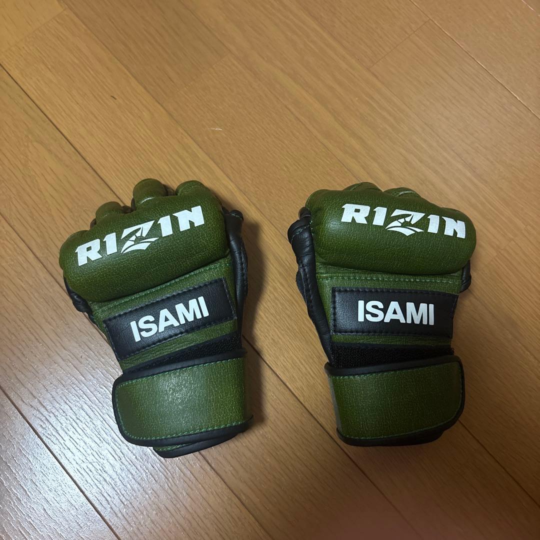 RIZIN ISAMI オープンフィンガーグローブ Sサイズ