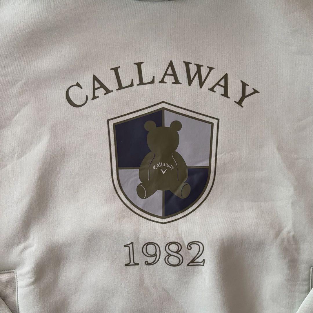 【美品】Callaway ダンボールスウェット ベア柄 セットアップ