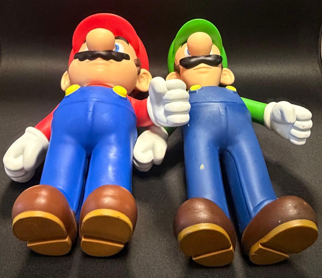 【2体セット】スーパーマリオ ビッグ フィギュア
