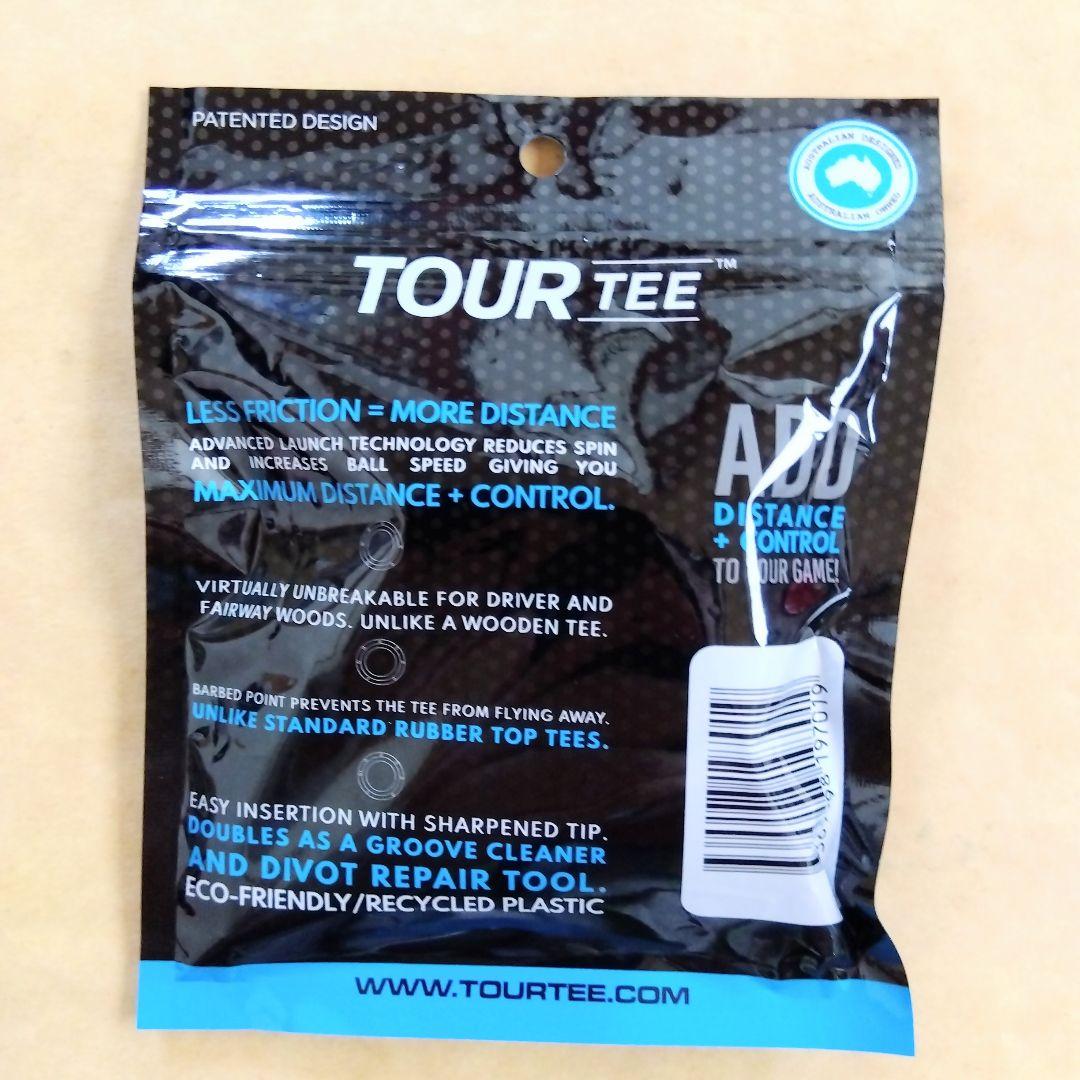 TOUR TEE レッド ロング80mm3本/ショート45mm2本　x5セット