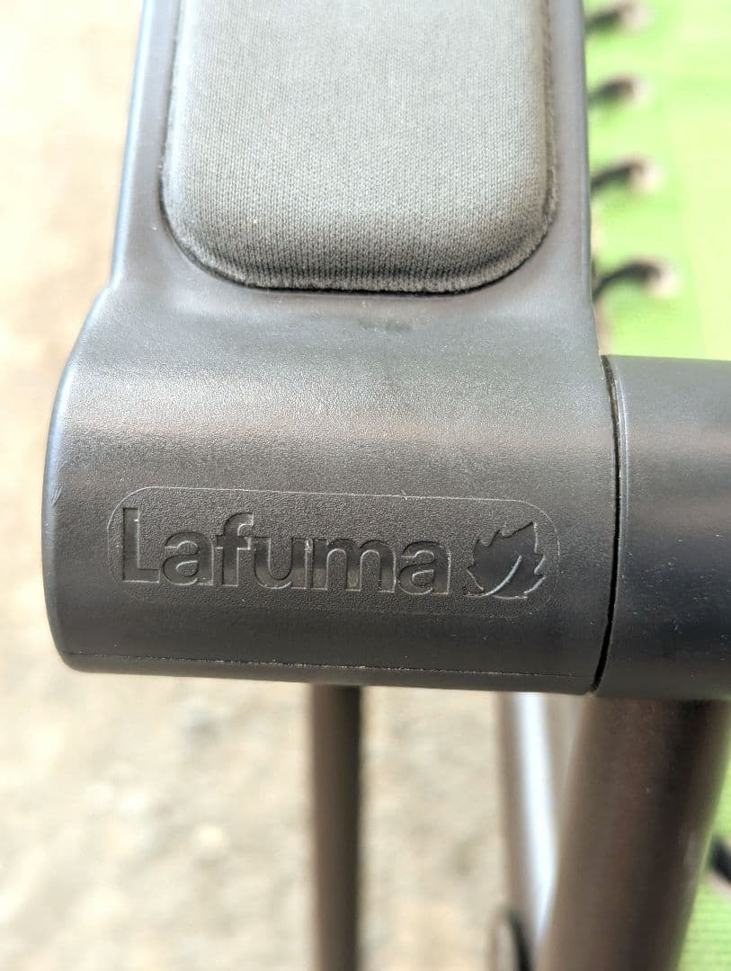 セール【Lafuma】ラフマ リクライニングチェアRSXA メッシュタイプ（緑）