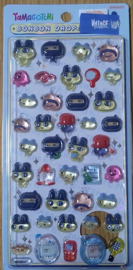 【シール】ボンボンドロップシール たまごっち4種 ぷちどろ2種 合計6枚 正規品