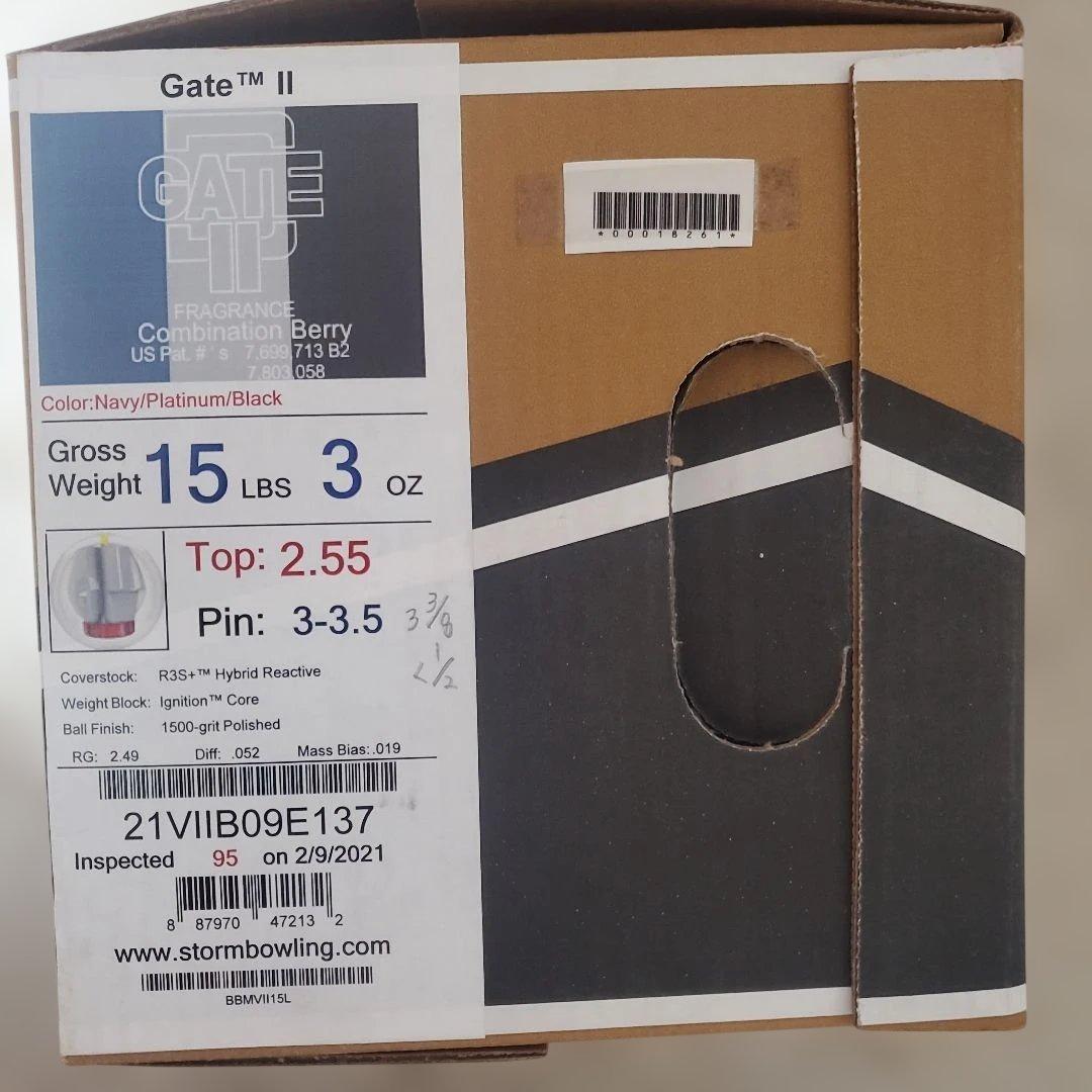 新品GATE2 STORM ボウリングボール