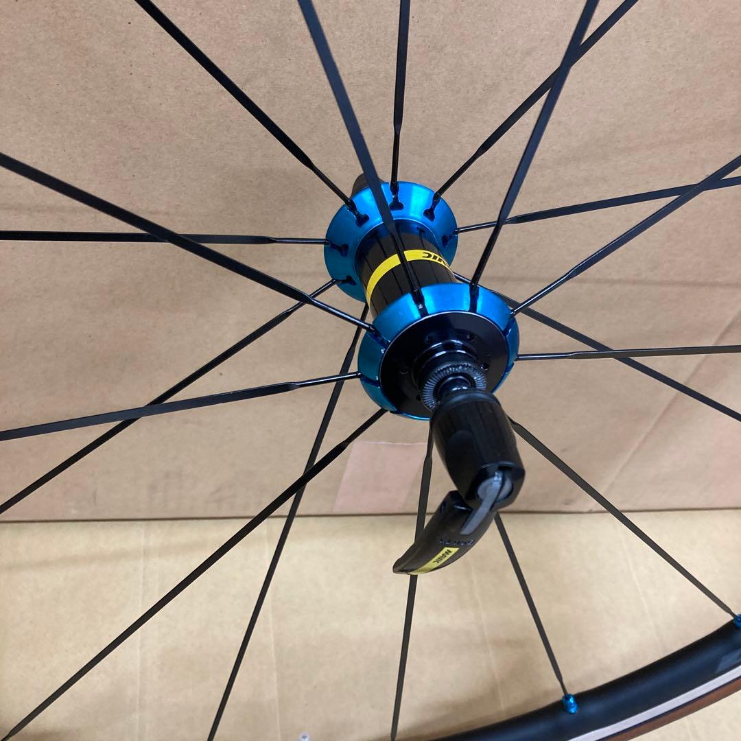 MAVIC KSYRIUM ELITE BLUE前後セット タイヤ、チューブ付き