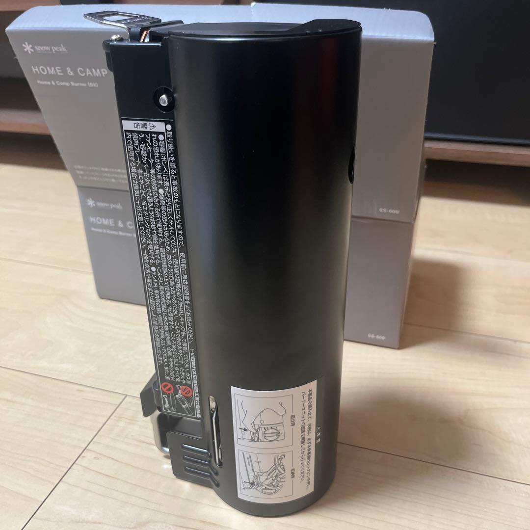 【新品未使用】スノーピーク  & CAMP バーナー（BK）GS-600
