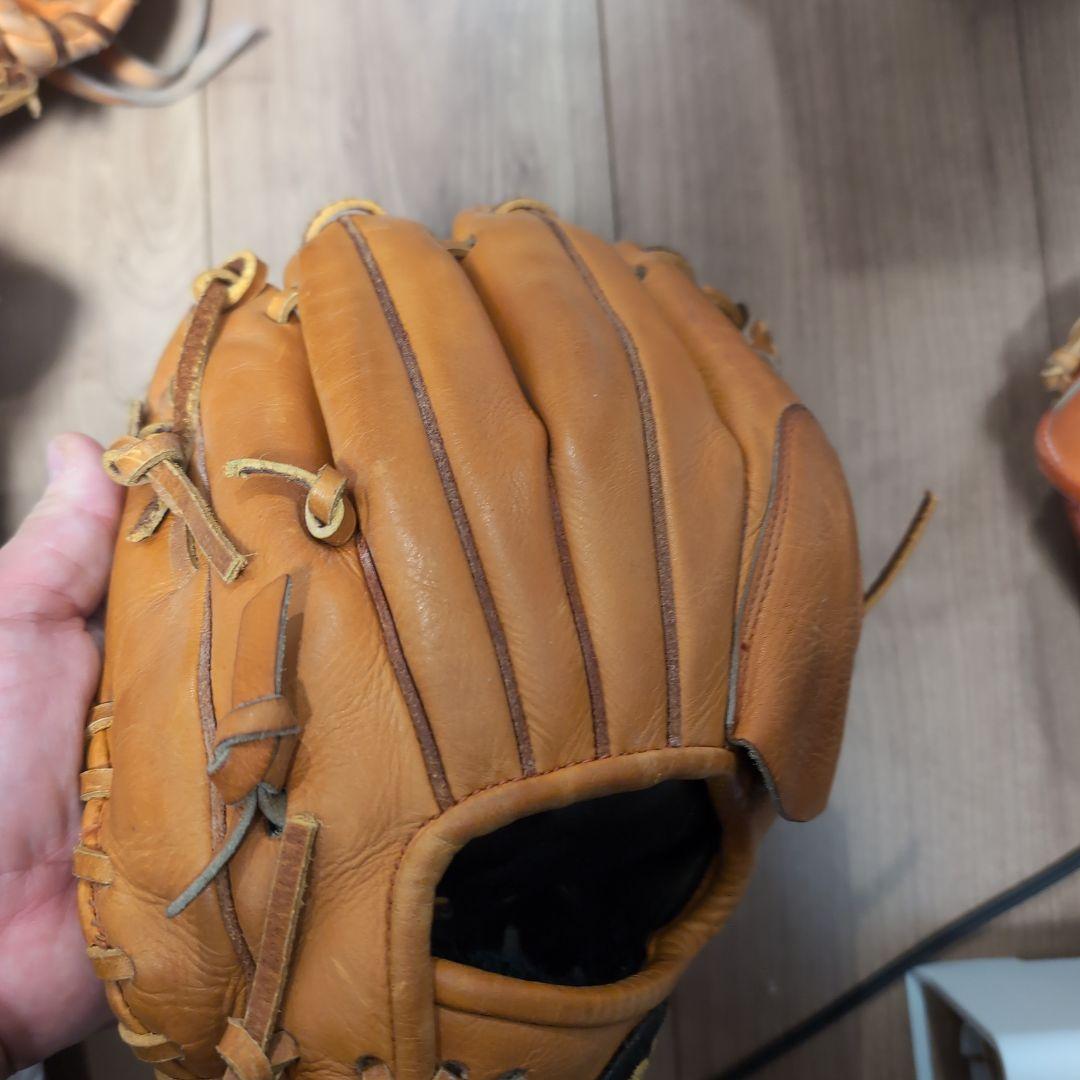 ミズノプロ　Mizuno Pro 硬式グローブ オレンジ　内野　投手