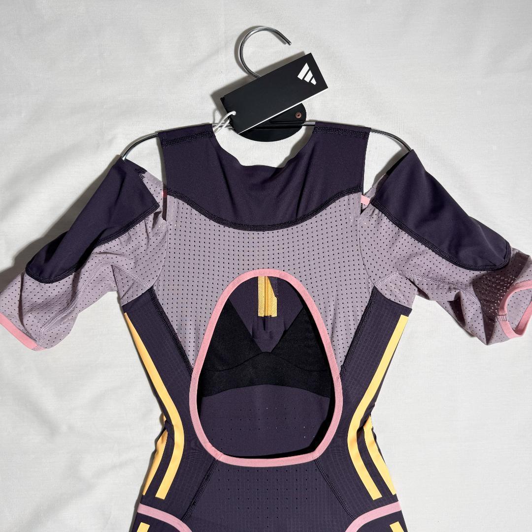 adidas アディダス 女子陸上 レーシングレオタード UK M