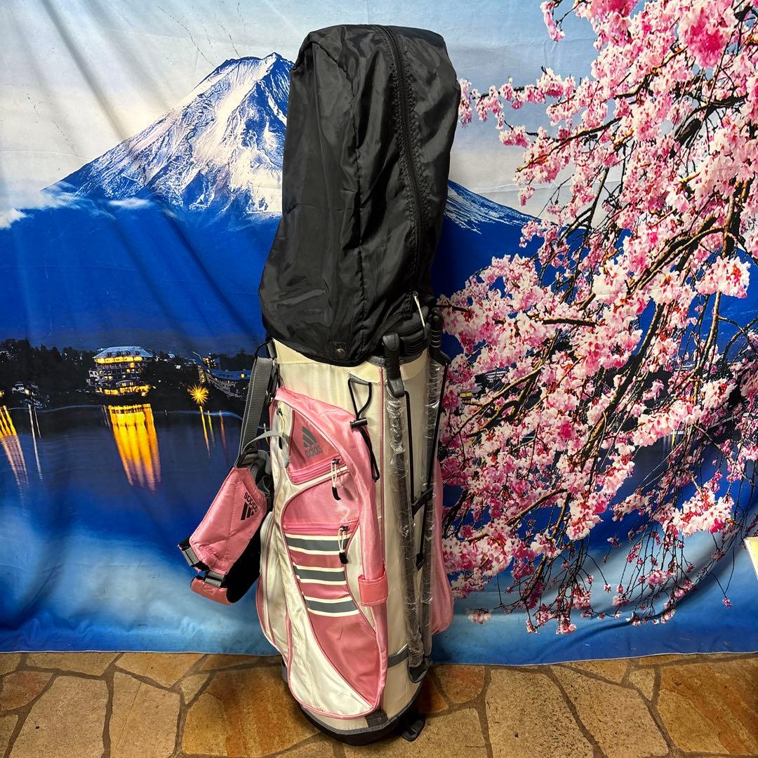 寶BV-1133 adidas アディダス スタンド式 キャディバッグ ピンク