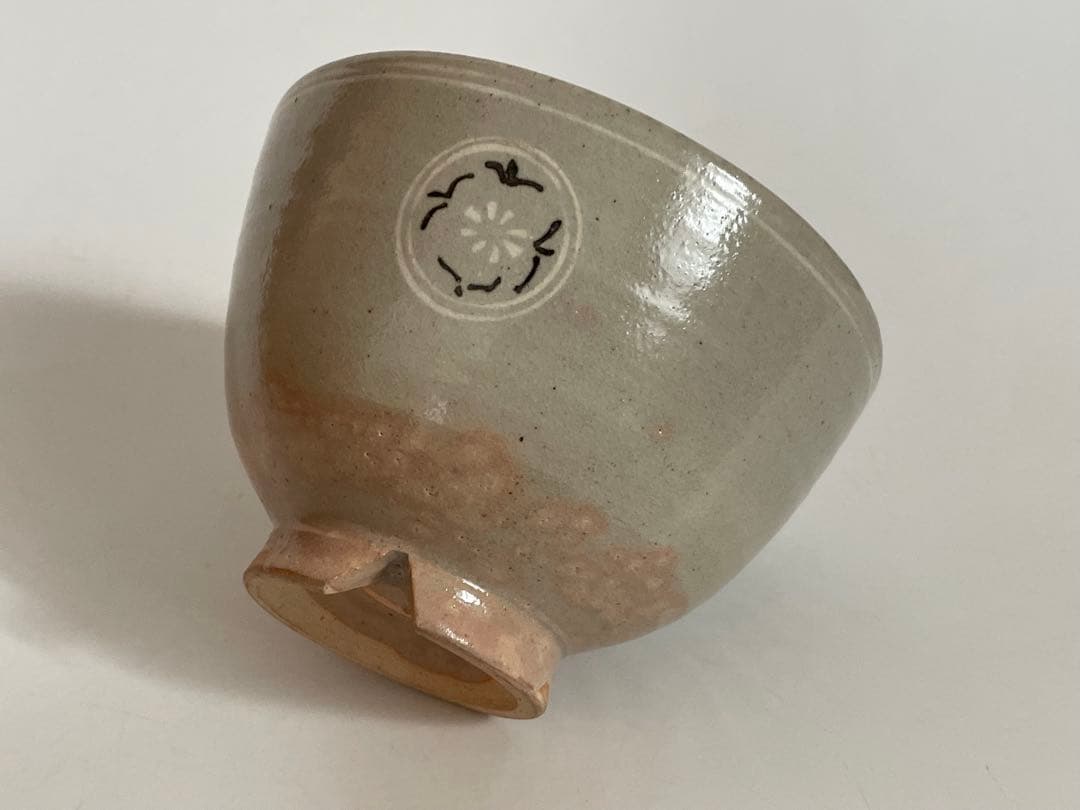 陶芸家　清水茂生　御本　狂言袴　茶碗　抹茶碗　萬古焼　共箱