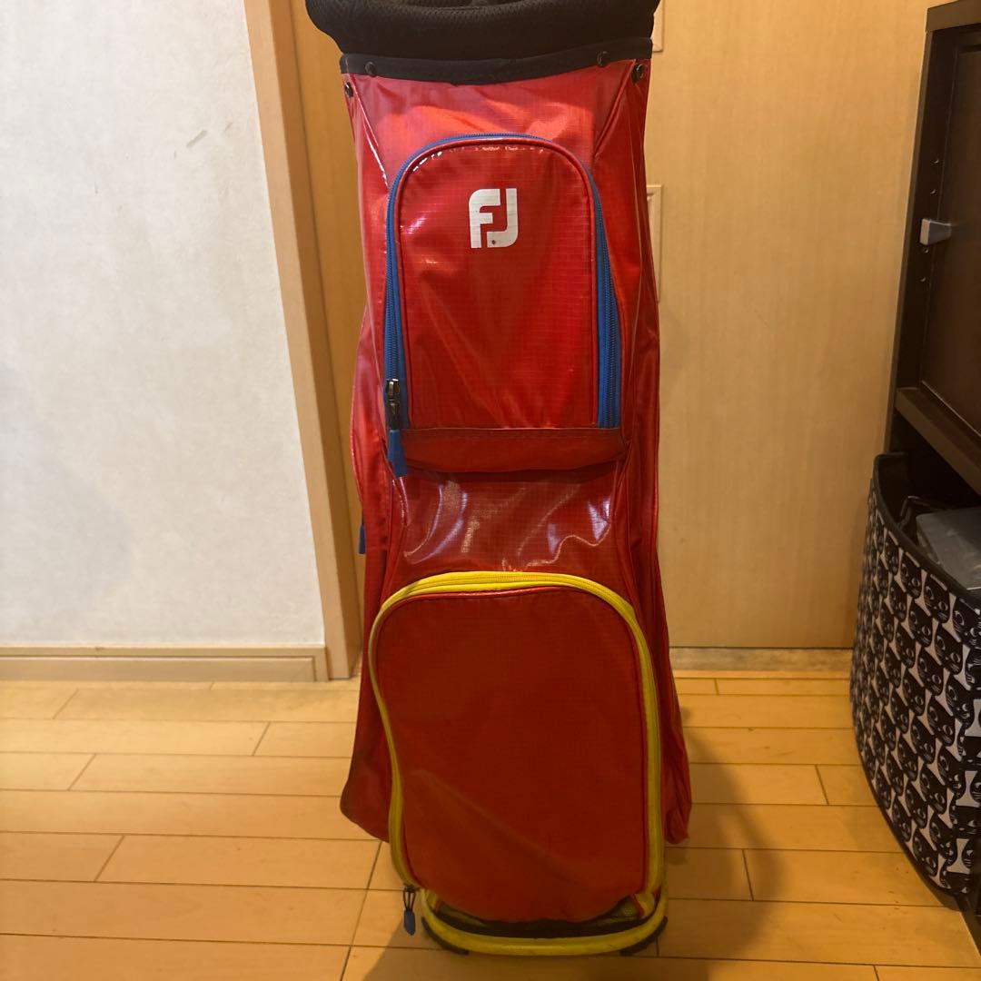 FootJoy フットジョイ キャディバッグ FJ レッド ゴルフバッグ