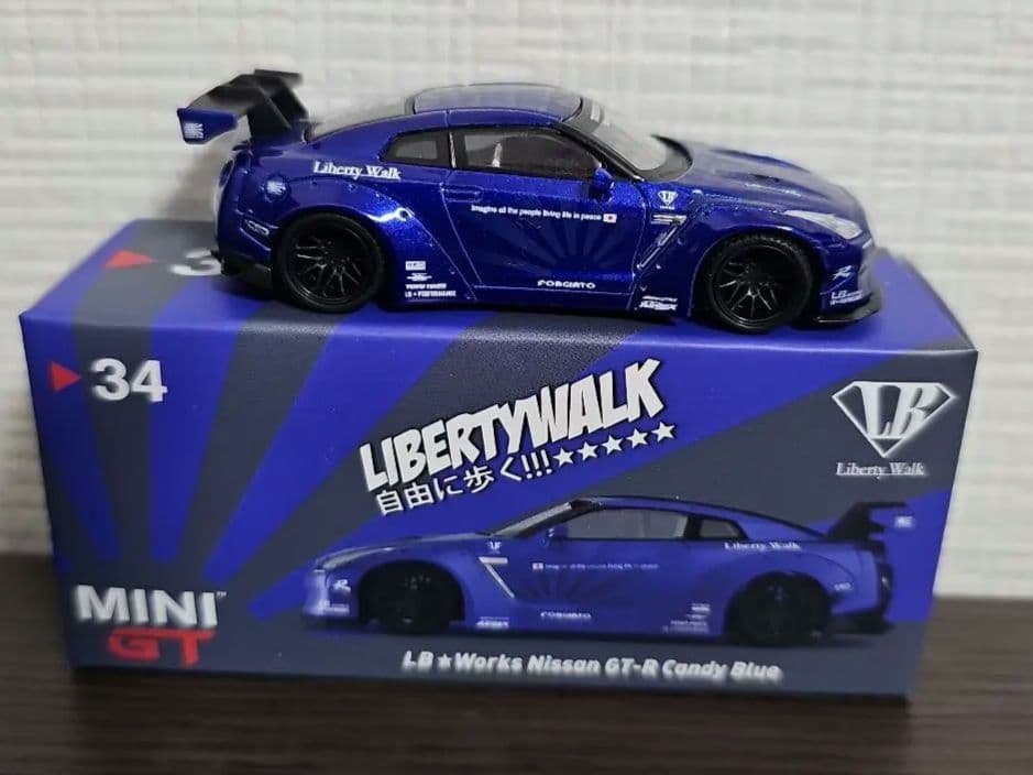 LIBERTY WALK LB★Works GT-R Candy Blue 希少