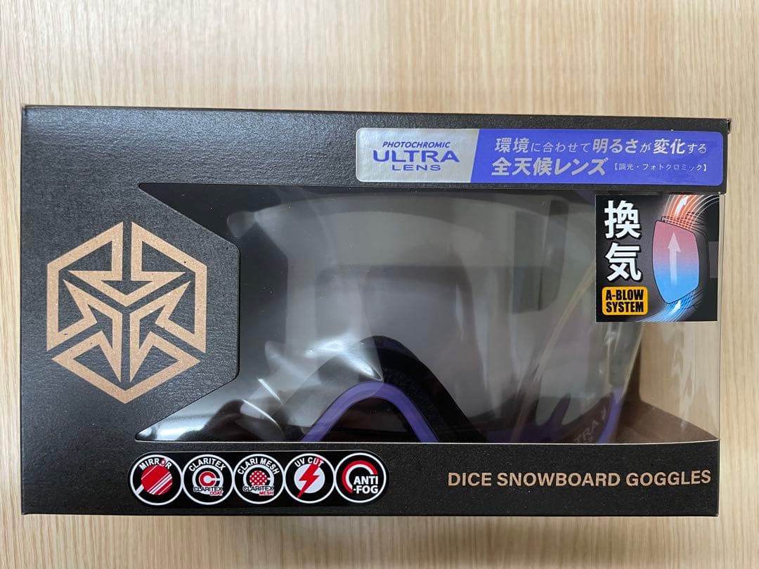 DICE 25-26 GOODMAN PURPLE ゴーグル