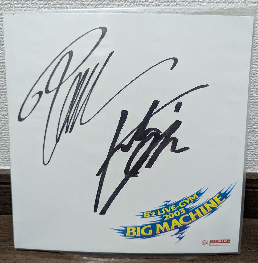 B'z 直筆サイン7点セット(稲葉浩志ソロ、初代TMG、BIlly含む)