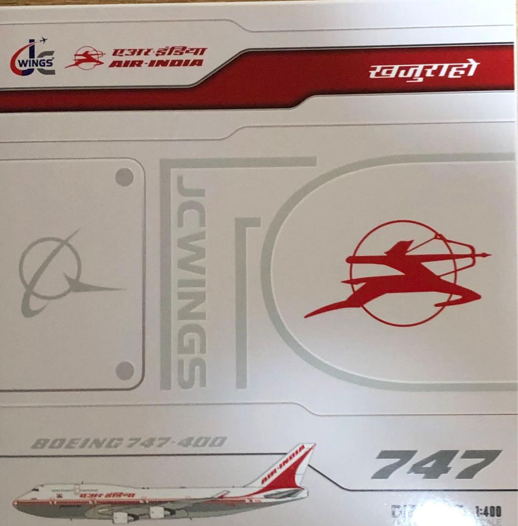 航空機・ヘリコプター 1/400 C.J.WINGS AIR INDIA B747-400/ O.C.