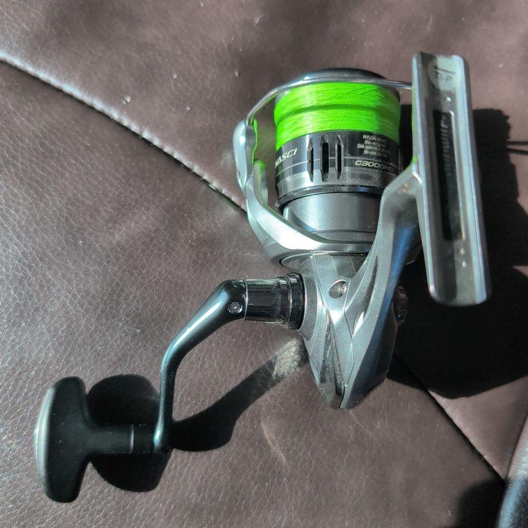 c3000HG　シマノナスキースピニングリール グリーンライン