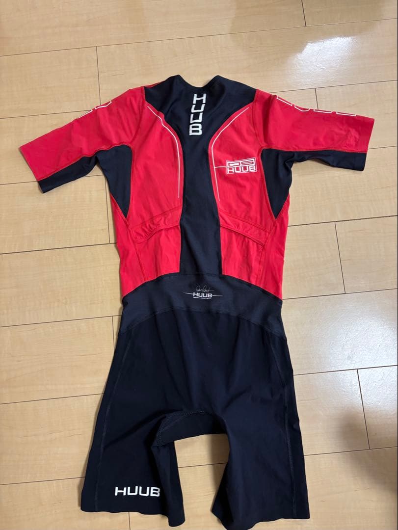 HUUB トライスーツ XS レッド×ブラック レース使用10回未満