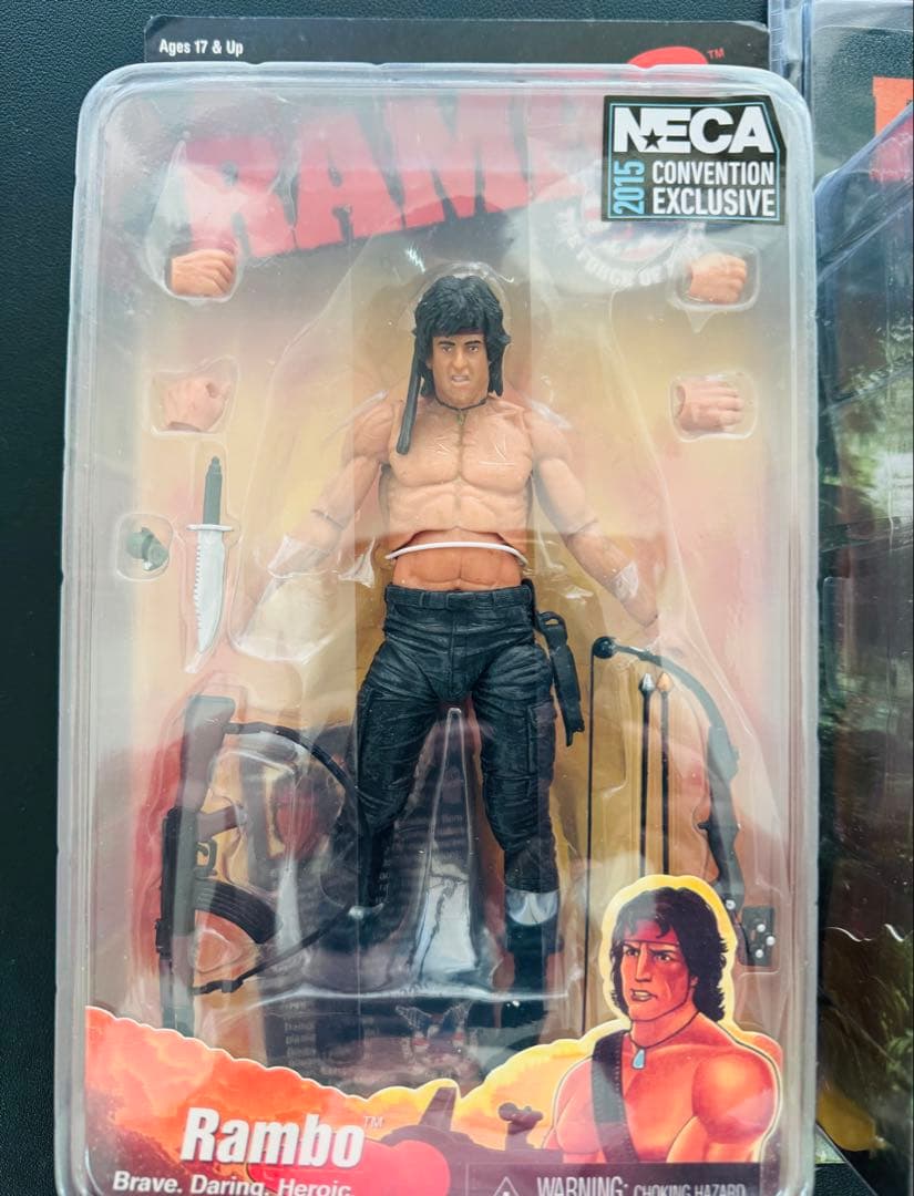 新品未開封⭐︎NECA 3体セット 希少⭐︎ランボー アクションフィギュア ネカ