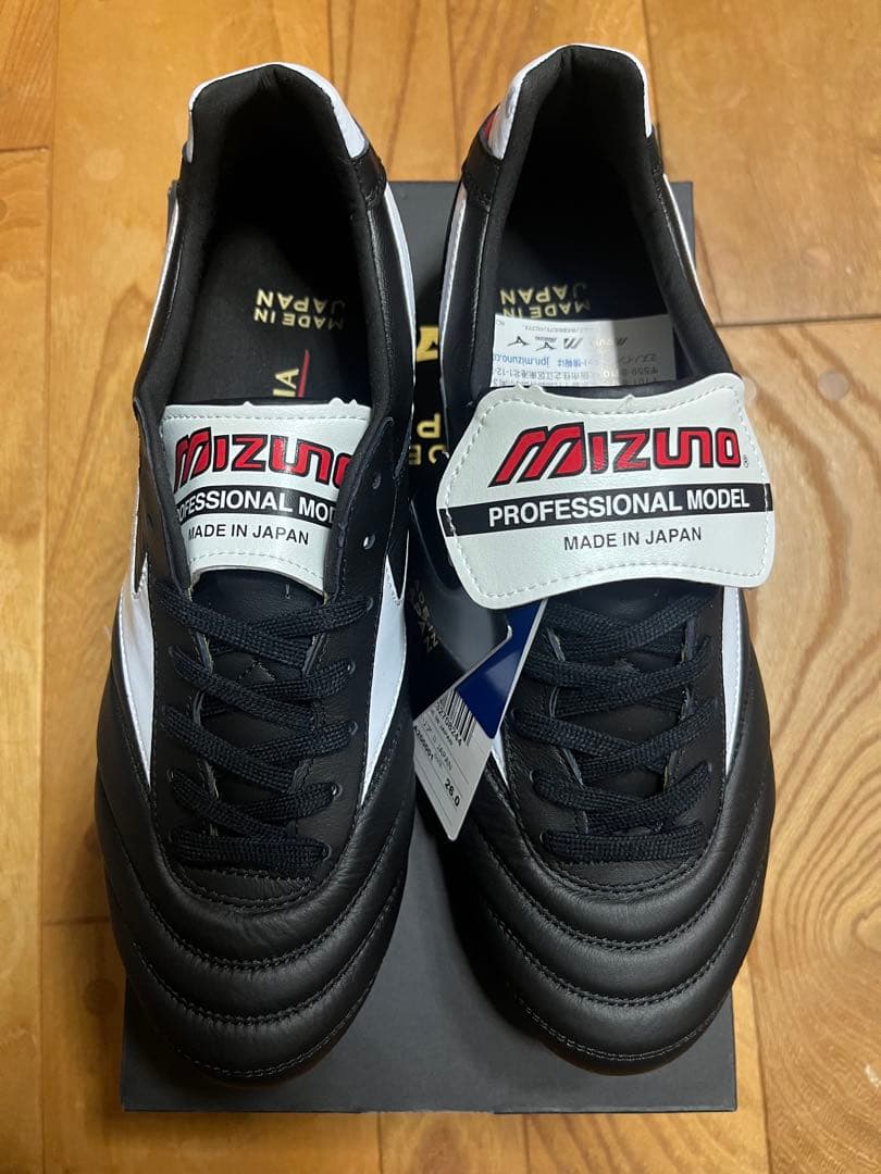 新品　旧品番　特価　ミズノ　モレリア 2 JAPAN 折り返しタン 25cm ②