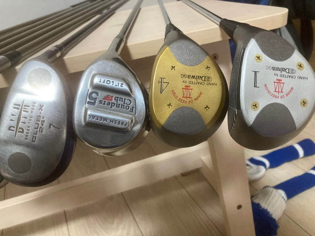 ダイワ　キャロウェイ　MIZUNOクラブセット　キャディバッグ　アイアン　初心者