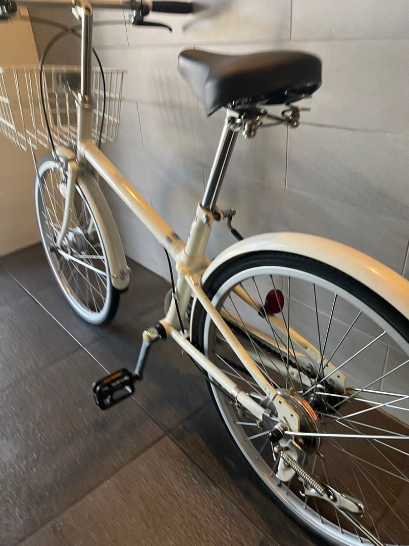 【東京近郊受渡し希望】22インチ自転車　オートライト シングルギア 前カゴ付き