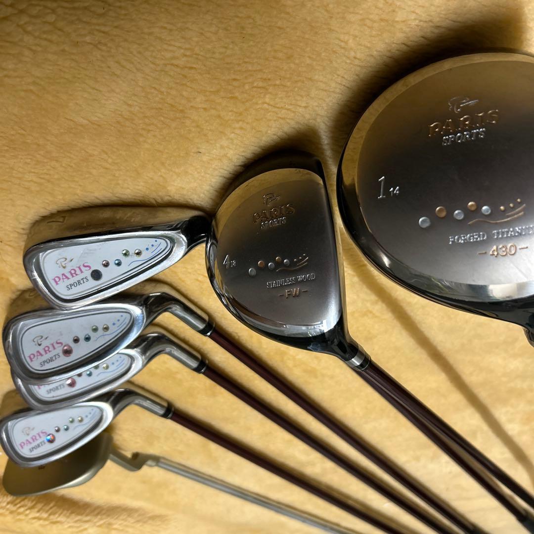 PARIS SPORTS レディースクラブセット 7本セット 中古