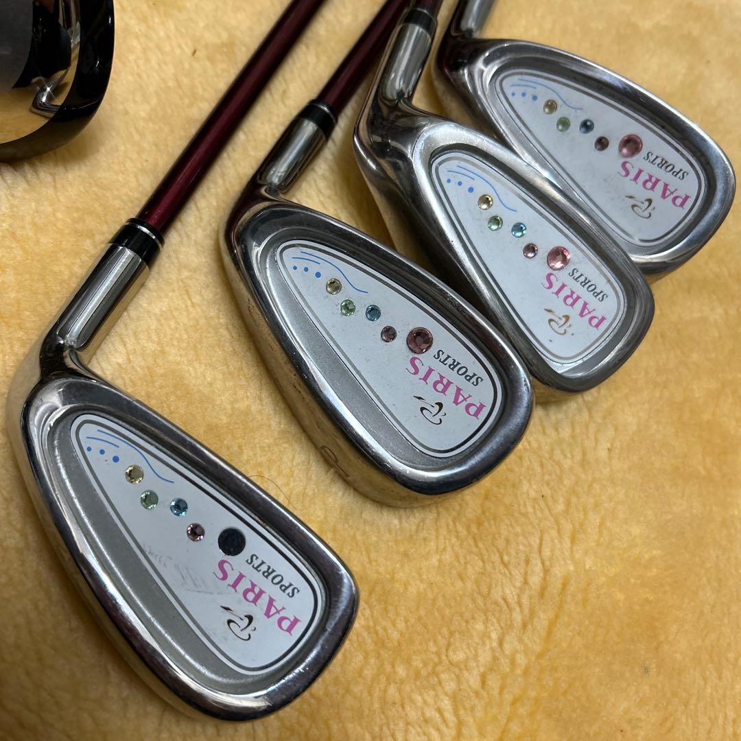 PARIS SPORTS レディースクラブセット 7本セット 中古
