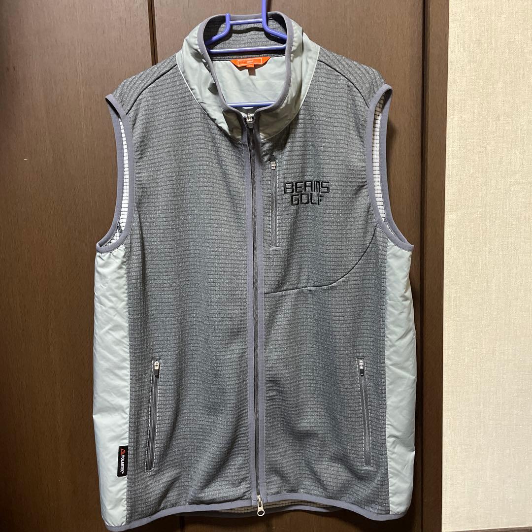 BEAMS GOLF ベスト XL グレー