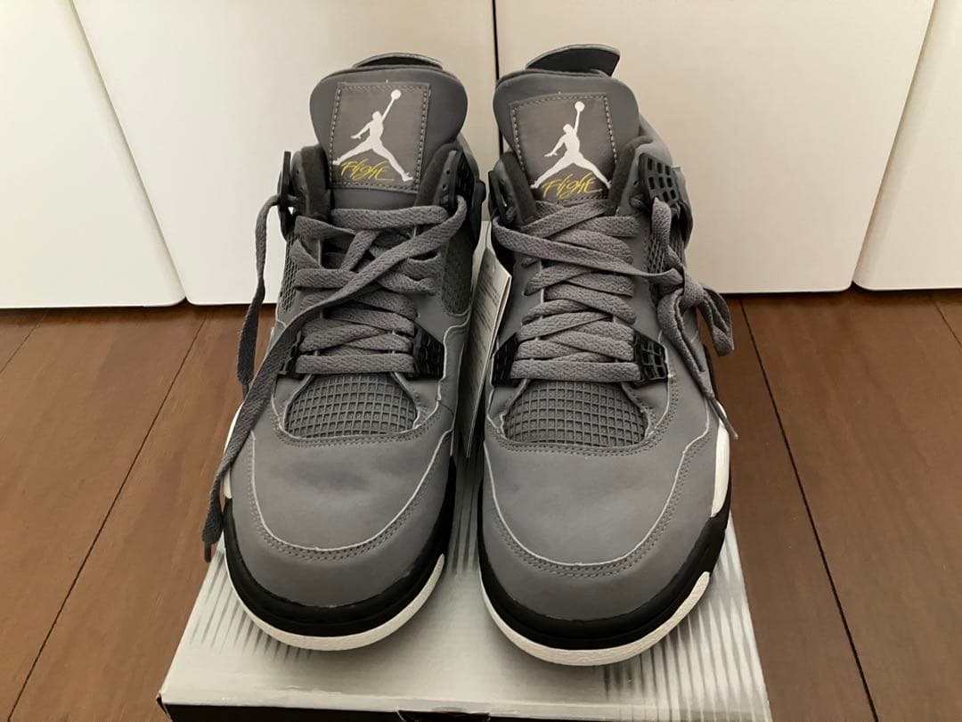 シューズ(男性用) AIR JORDAN 4 RETRO COOL GREY