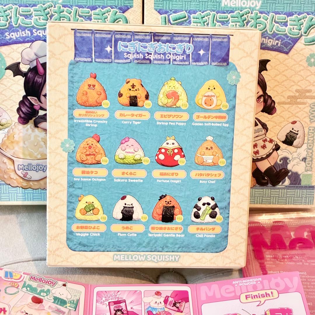 mellojoy 未開封3箱 にぎにぎおにぎり スクイーズ メロジョイ