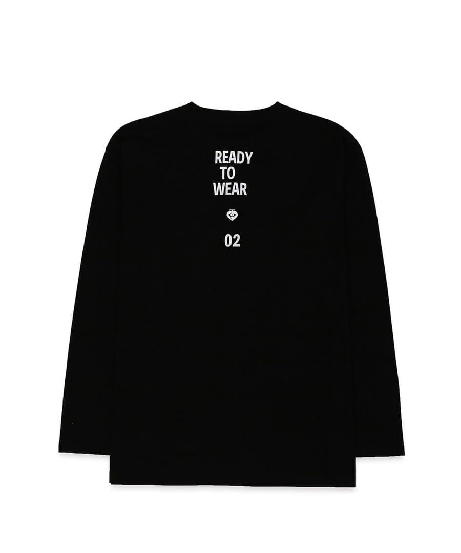 saMPLe ロングスリーブTシャツ ブラック 板垣李光人