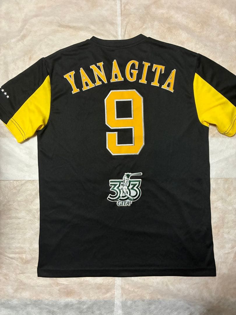 福岡ソフトバンクホークス 2015パリーグ優勝Tシャツ 柳田悠岐 トリプルスリー