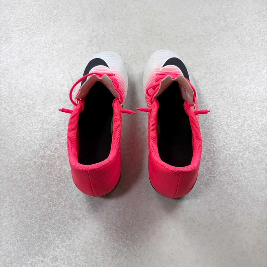 NIKE マーキュリアル サッカースパイク ピンク×ホワイト FG 26cm