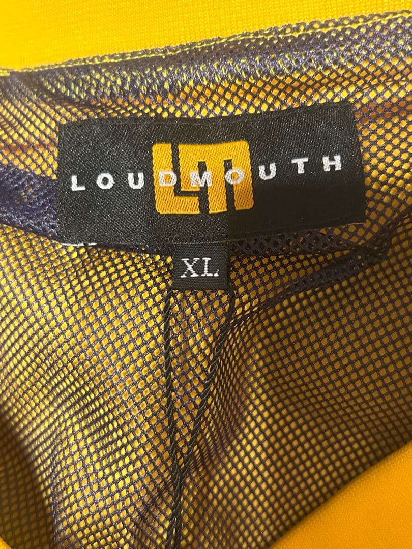 【新品タグ付き】LOUDMOUTH メンズ 2WAYプルオーバー イエロー XL
