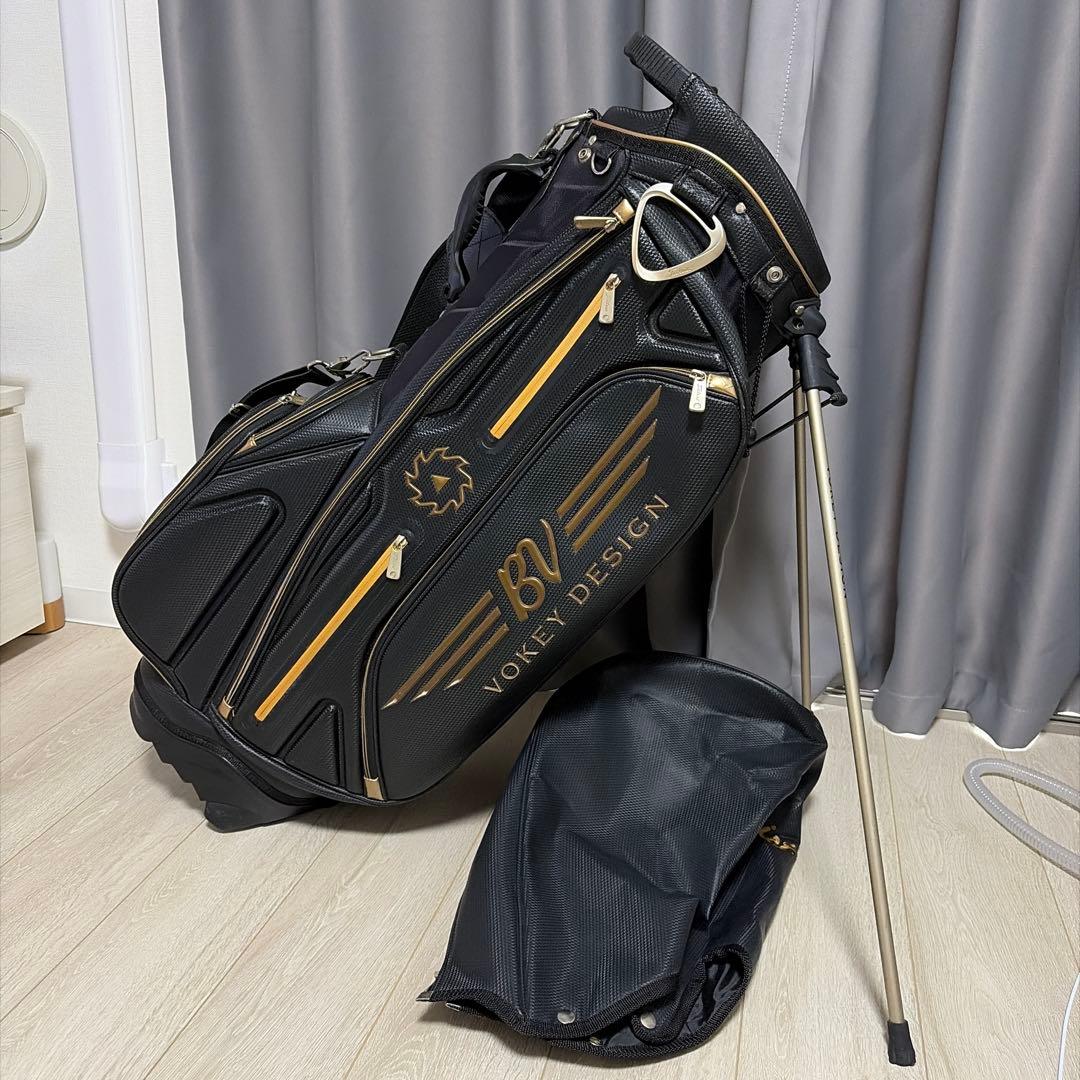 ま*ん様 Vokey Design スタンド式ゴルフバッグ ブラック